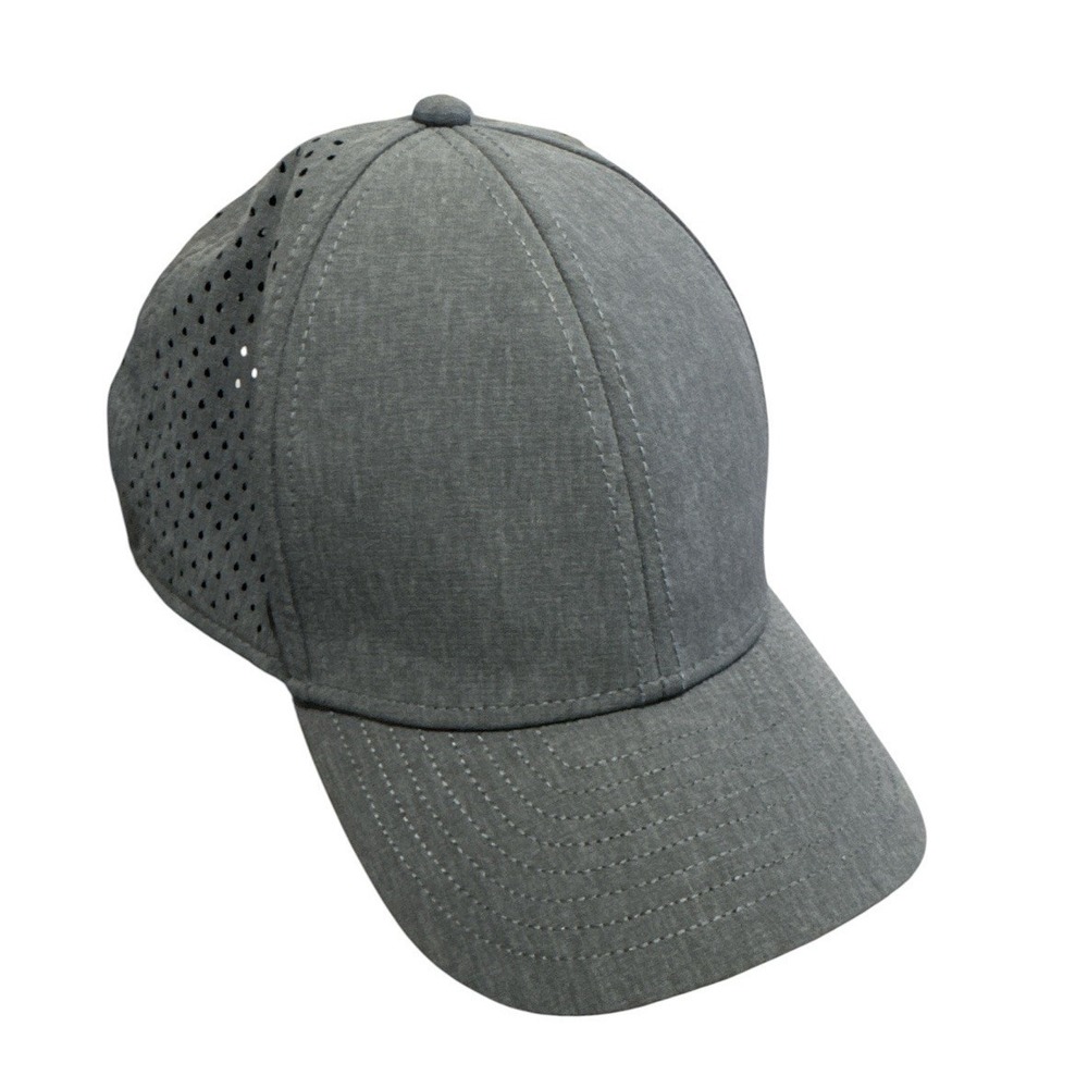 Melin A-Game Men's Gray Snapback Perforated Performance‎ Hat Cap One Size euc